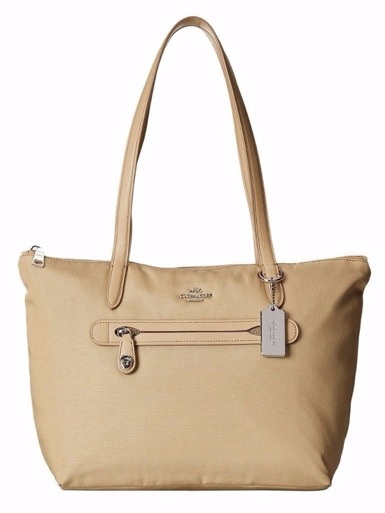 Coach Handbags - Coach Nylon Tote Bag with Silver Hardware. *Original Hang Tag missing